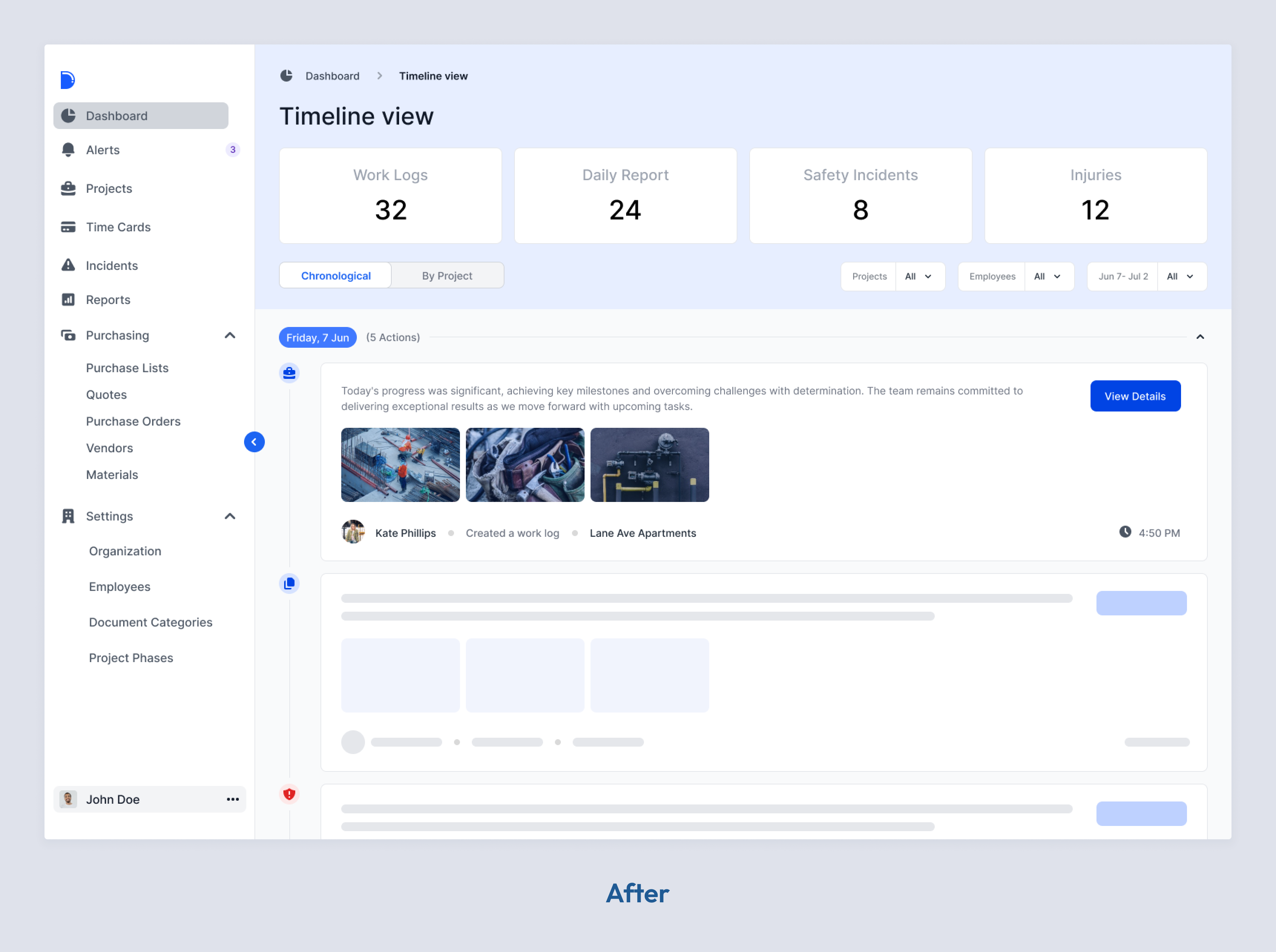 Improved navigation design
